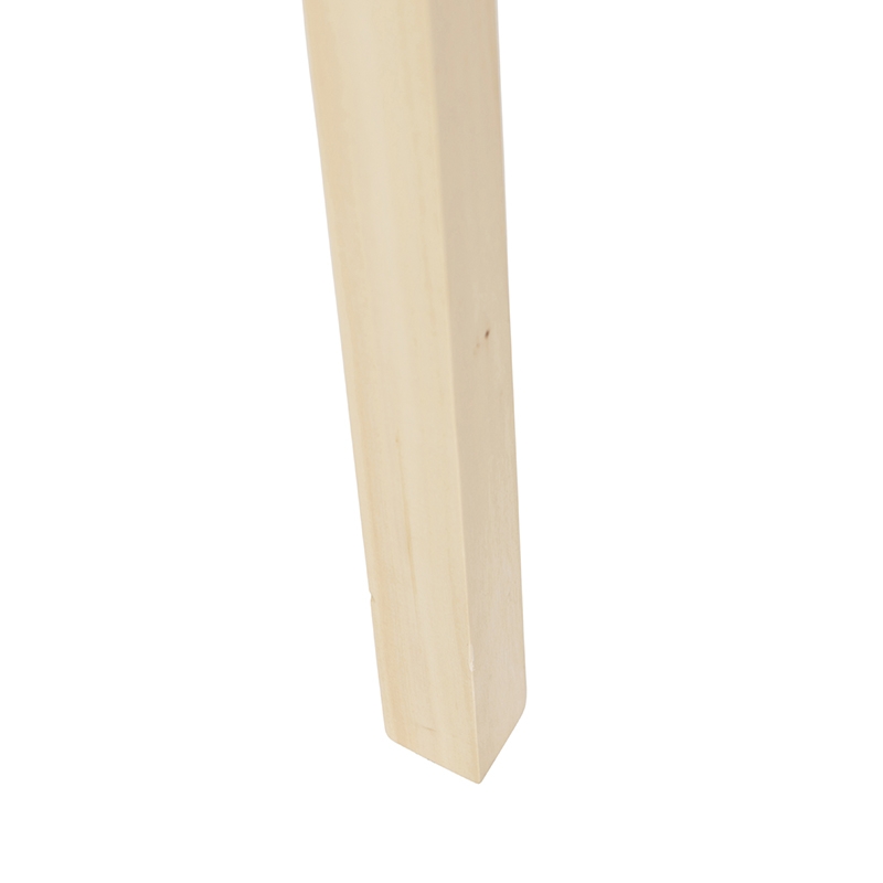 Lámpara de pie moderna de madera con pantalla negra 45 cm - Puros