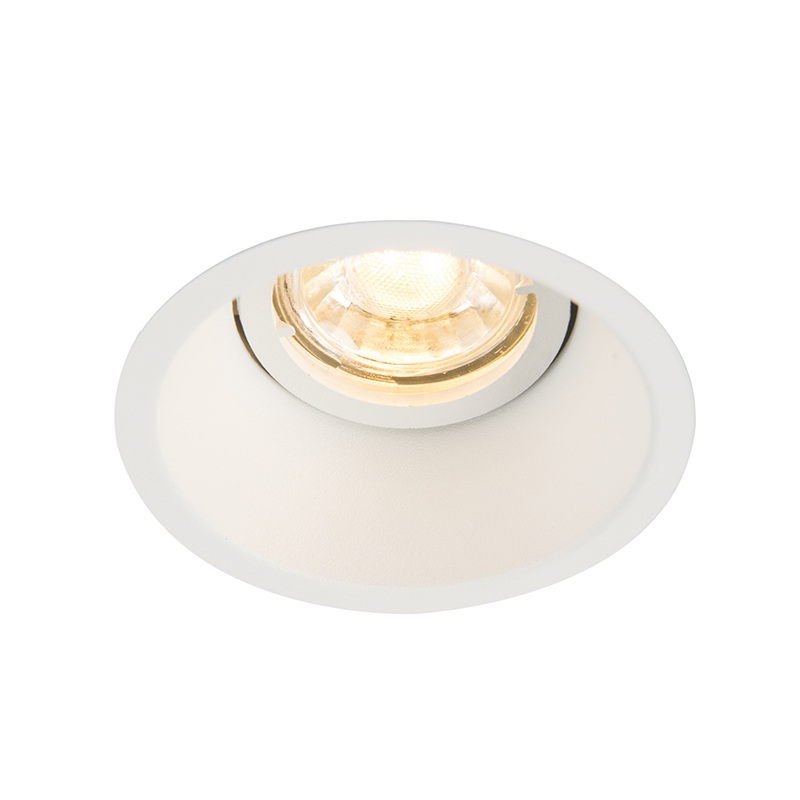 Set di 6 Faretto da incasso bianco ruotabile e inclinabile - Alloy