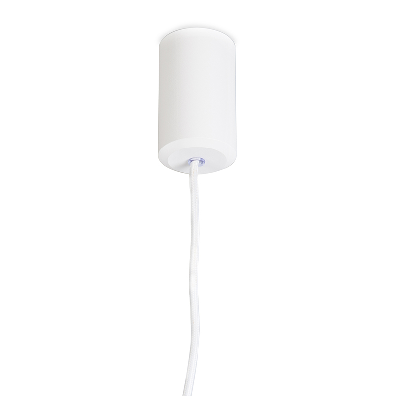 lampe suspendue design blanc - tuba small