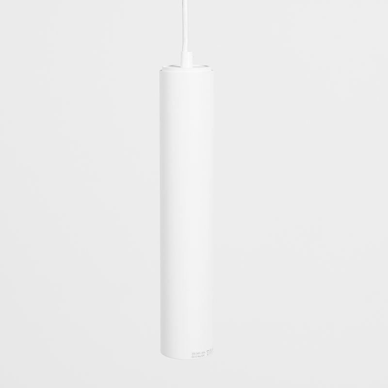 lampe suspendue design blanc - tuba small