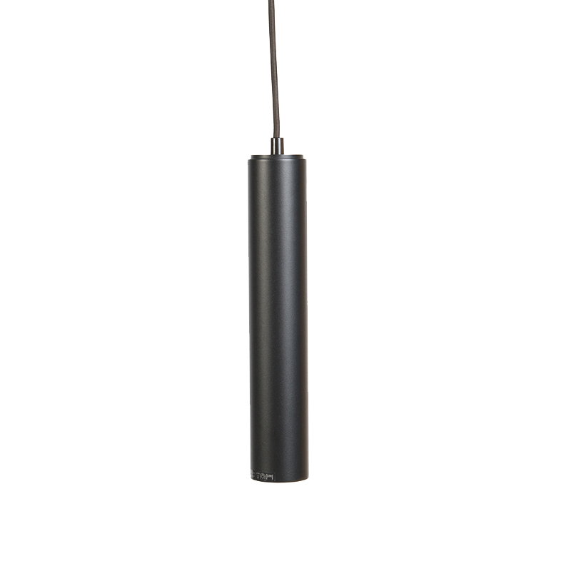 lampe suspendue design noir - tuba small