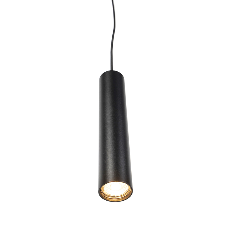 lampe suspendue design noir - tuba small