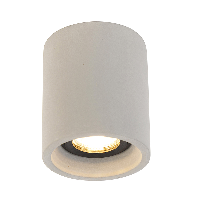 Vägglampa ’Deep’ Lantlig grå/sten/betong – Passande för LED / Inomhus