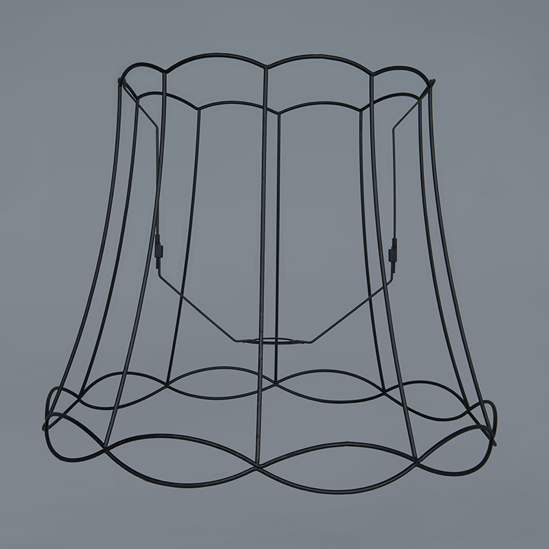 lot de 2 lampes suspendues rétro noir 50 cm - granny frame