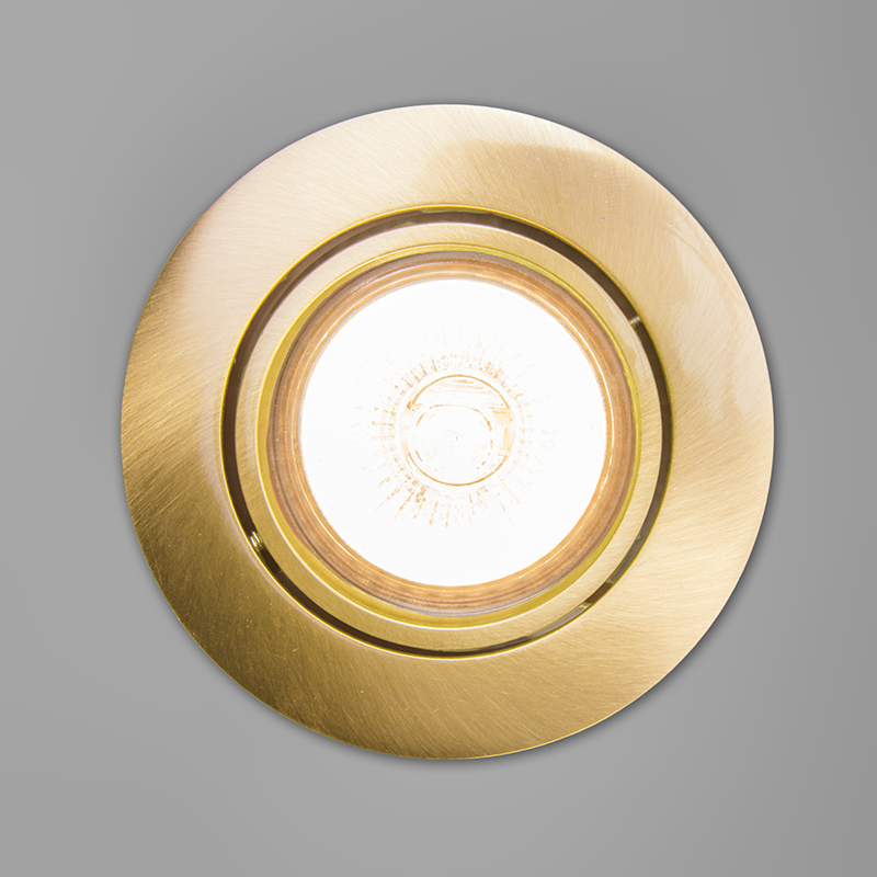 Set Of 10 Recessed Spotlight Gold - Cisco 8 Set of 10 Recessed Spotlight Gold - Cisco
