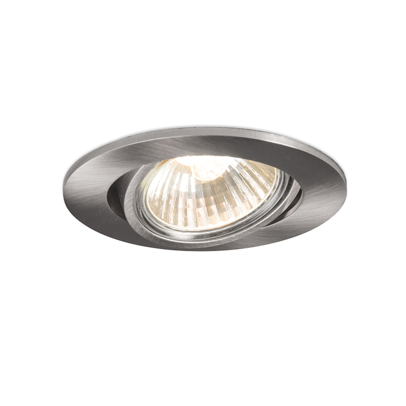 Set van 10 inbouwspots kantelbaar aluminium - Cisco Set van 10 inbouwspots kantelbaar aluminium - Cisco