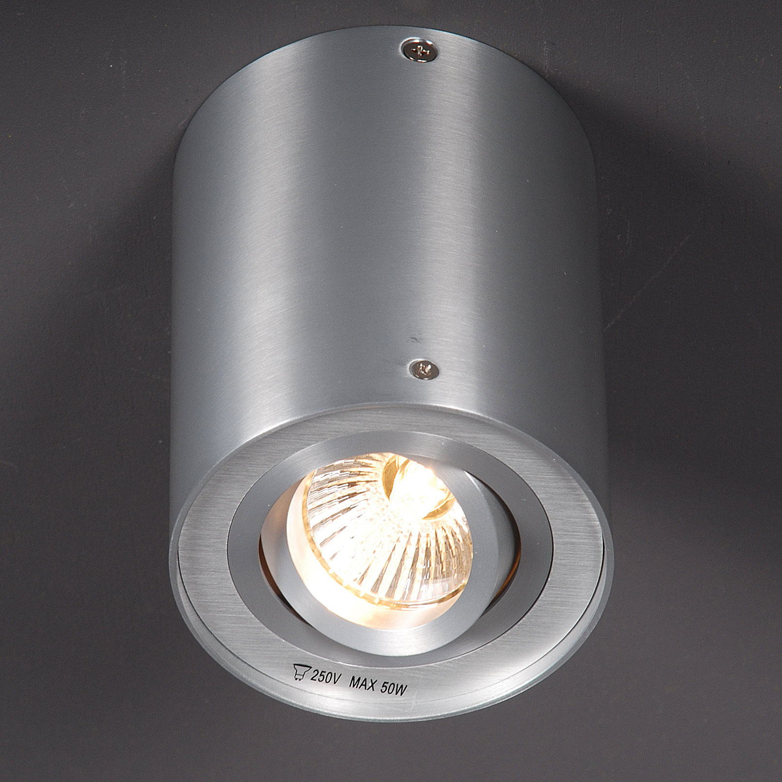 lot de 6 spots aluminium rotatifs et inclinables - rondoo 1 up