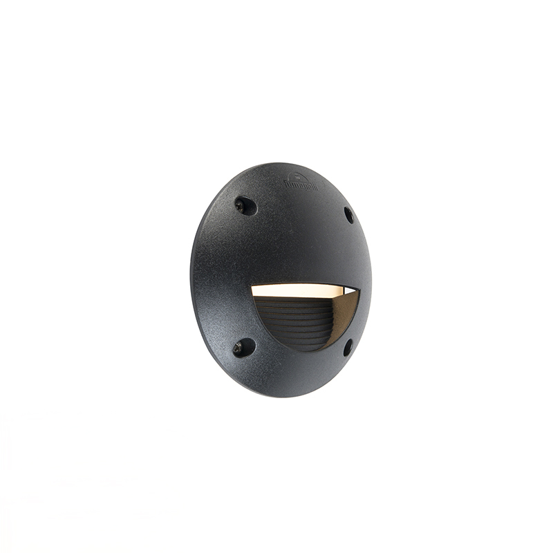 Modern utomhusväggspot svart inkl. LED IP65 – Leti