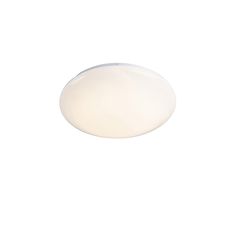 Biele stropné svietidlo vrátane RGB LED s diaľkovým ovládaním - Bex
