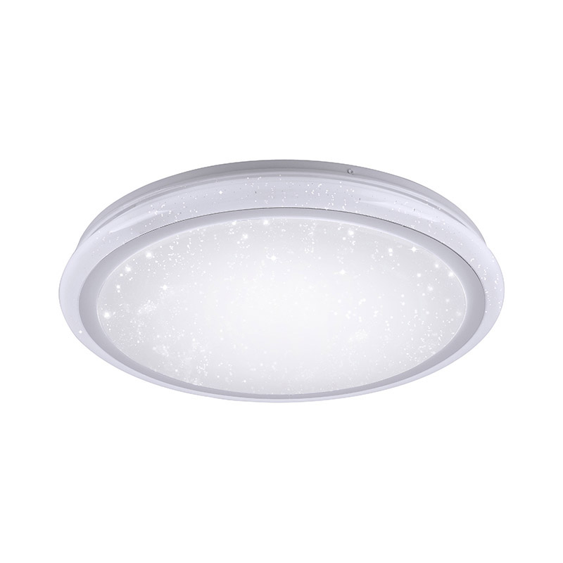 Moderne plafonnière wit 40 cm incl. RGB LED - Mars Moderne plafonnière wit 40 cm incl. RGB LED - Mars