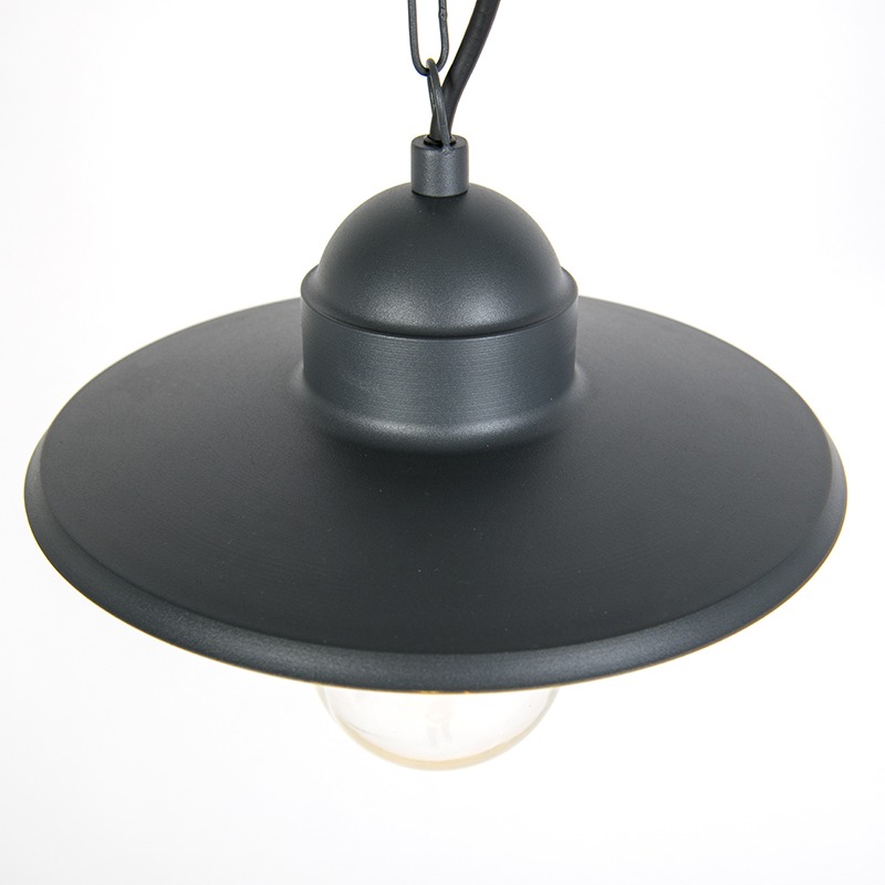 lampe suspendue rurale d'extérieur anthracite ip44 - kansas graphite