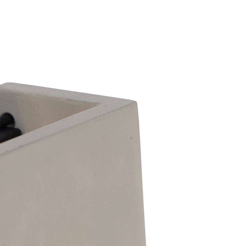 Smarte Wandleuchte Beton mit Lichteffekt inkl. WiFi G9 - Meave