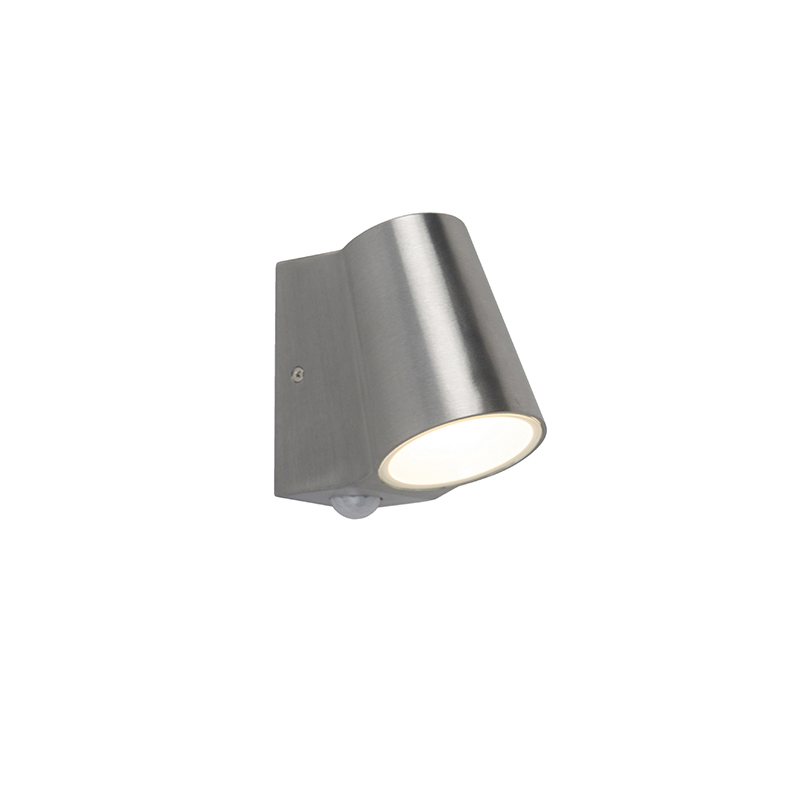 Buitenlamp aluminium met bewegingssensor incl. LED - Uma