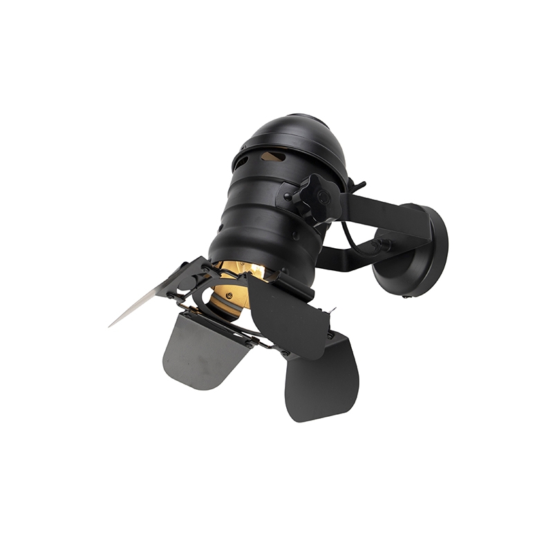 Ipari stúdió reflektor fekete forgatható és dönthető - Movie