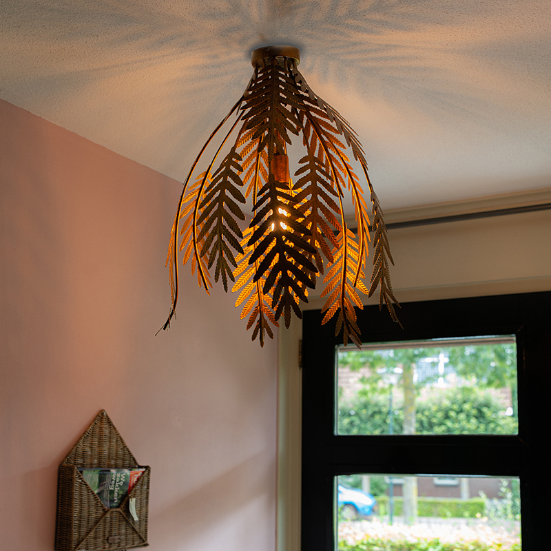 Vintage plafondlamp large goud - Botanica Vintage plafondlamp large goud - Botanica