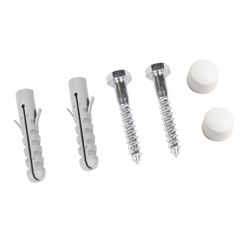 QAZQA Carlo - LED Dimmable Lampe Sur Pied Extérieur Moderne Variateur Inclus - 1 Lumière - Ø 95 Mm - Blanc - Moderne - Éclairage Extérieur 12 Mât d'extérieur moderne blanc 40 cm IP55 avec GU10 dimmable en 3 étapes - Carlo