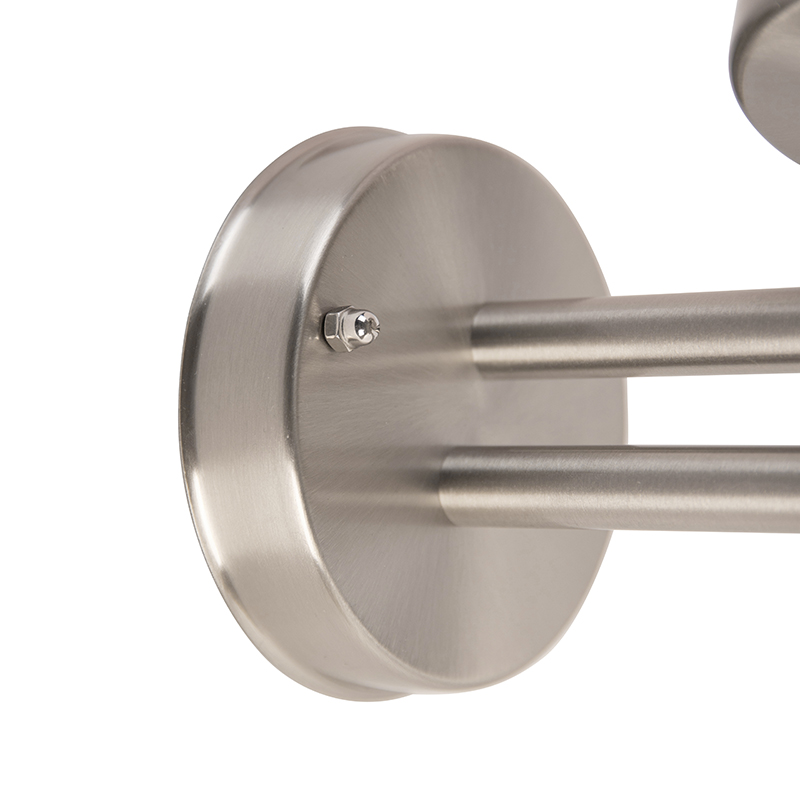 applique d'extérieur en acier inoxydable ip44 avec détecteur de mouvement - sfera