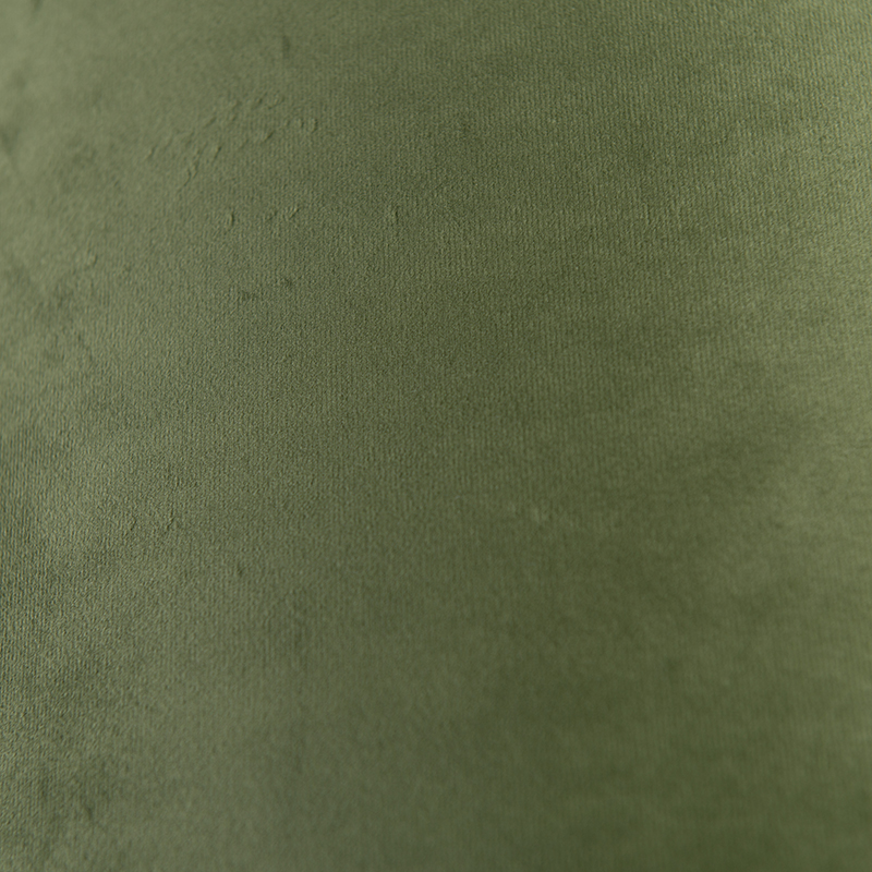 abat-jour en velours vert 40/40/40 avec intérieur doré