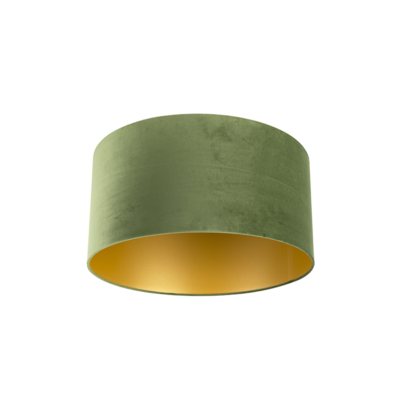 Tienidlo na zamatovo zelené 50/50/25 so zlatým interiérom
