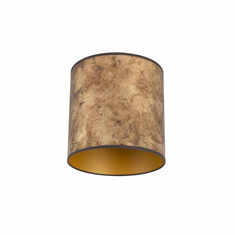 Tienidlo z bronzu 25/25/25 so zlatým interiérom