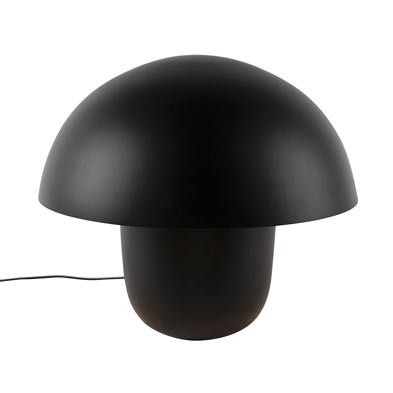 Moderne tafellamp zwart met gouden binnenkant 50cm - Canta