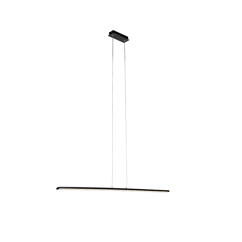 Designerska lampa wisząca czarna z diodami LED - Banda