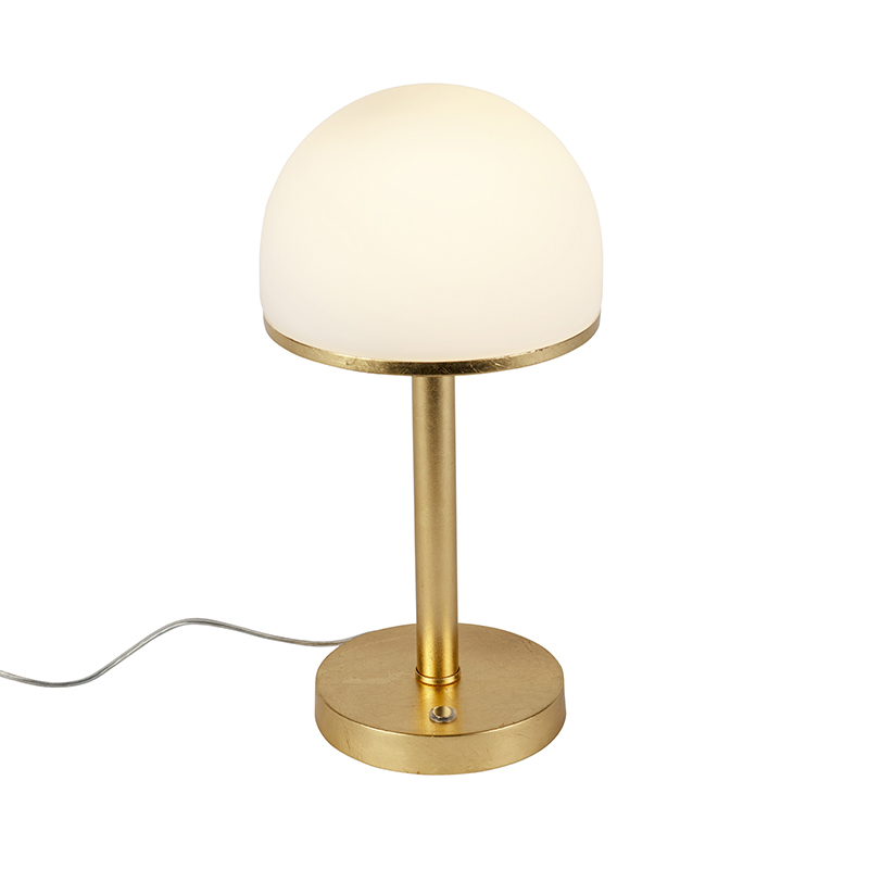 Bordslampa ’Bauhaus’ Moderna guld – LED inkluderat / Inomhus
