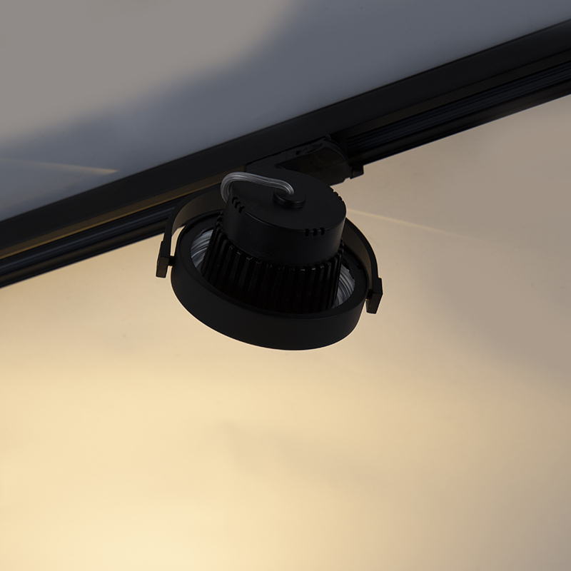 Black Track Spot for 3-Phase Track GU10 111cm - 3-Phase Expert