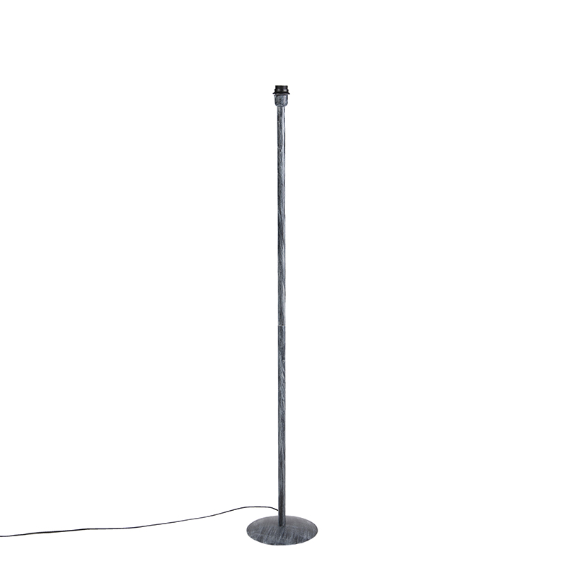 Vintage stojaca lampa sivá bez tienidla - Simplo Vintage stojaca lampa sivá bez tienidla - Simplo