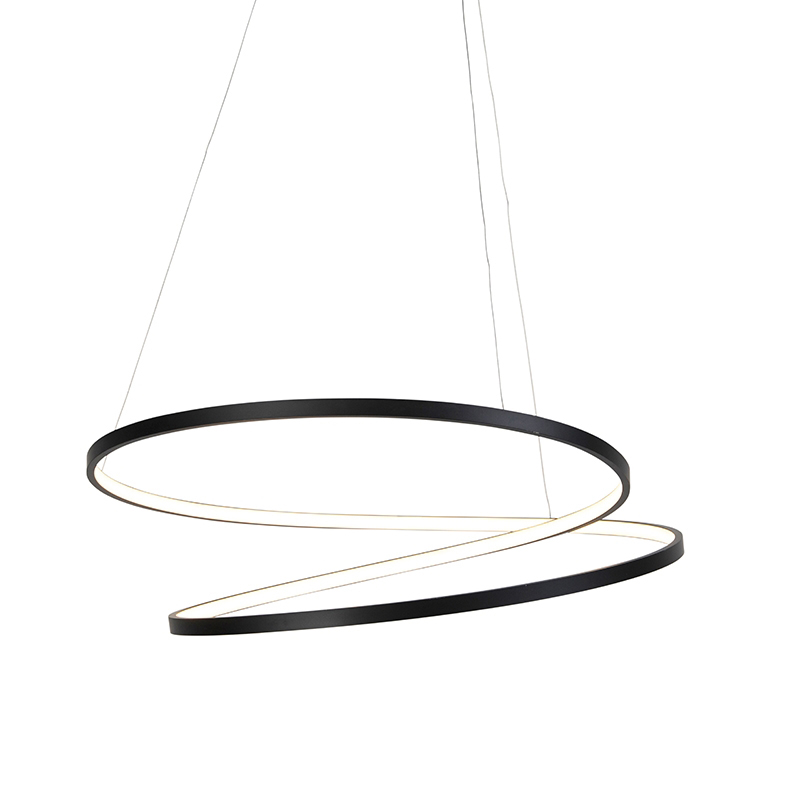 Design hanglamp zwart 72cm incl. LED dimbaar - Rowan