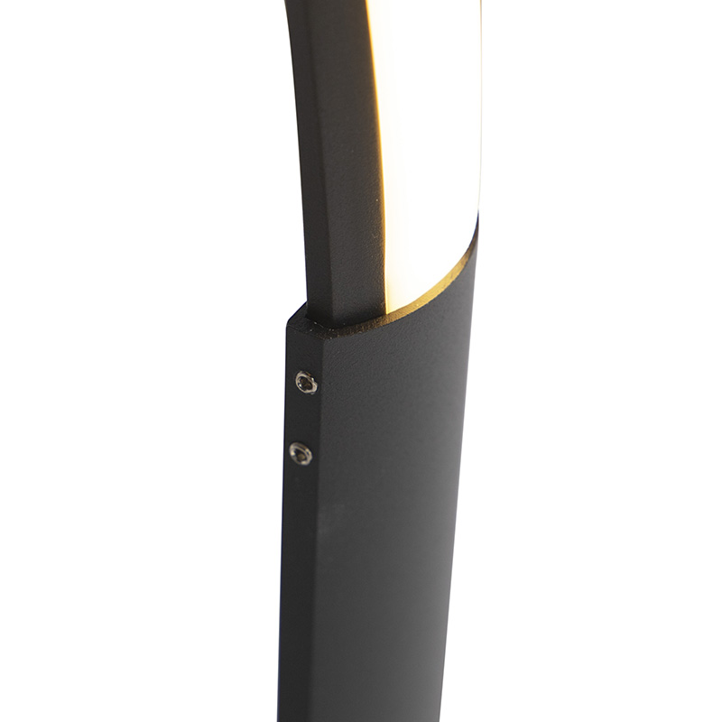 Design Floor Lamp Black Incl. LED and Dimmer - Twisted