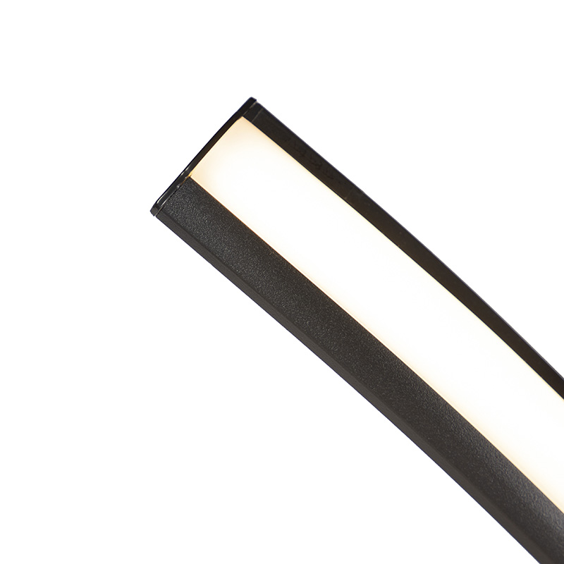 Design Floor Lamp Black Incl. LED and Dimmer - Twisted