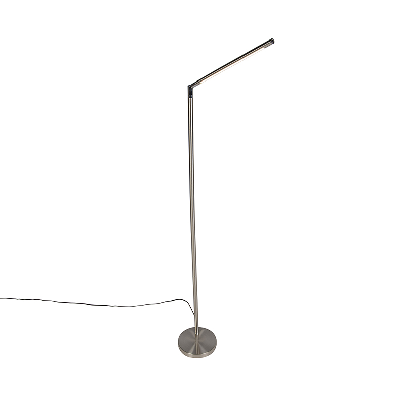 Lampadaire moderne en acier avec LED - Berdien
