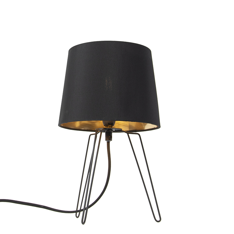 lampe de table moderne noire - lofty