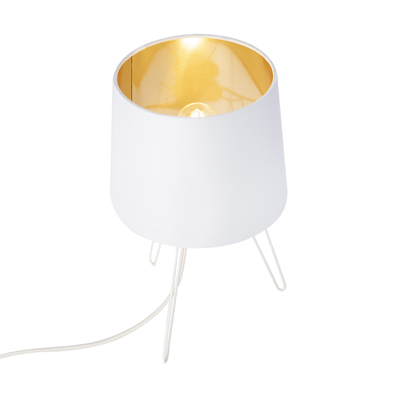 lampe de table moderne blanche - lofty