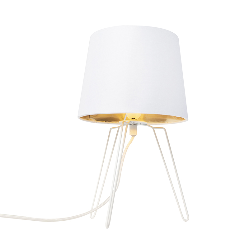 lampe de table moderne blanche - lofty