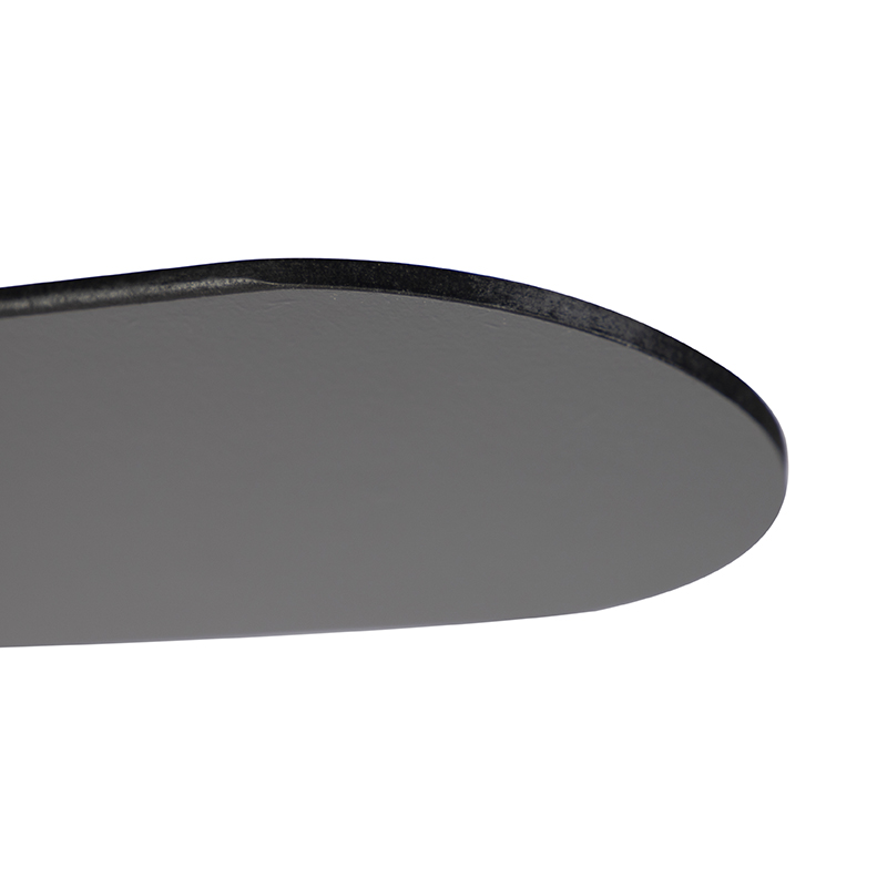 Schwarzer Deckenventilator mit Fernbedienung – Fanattic