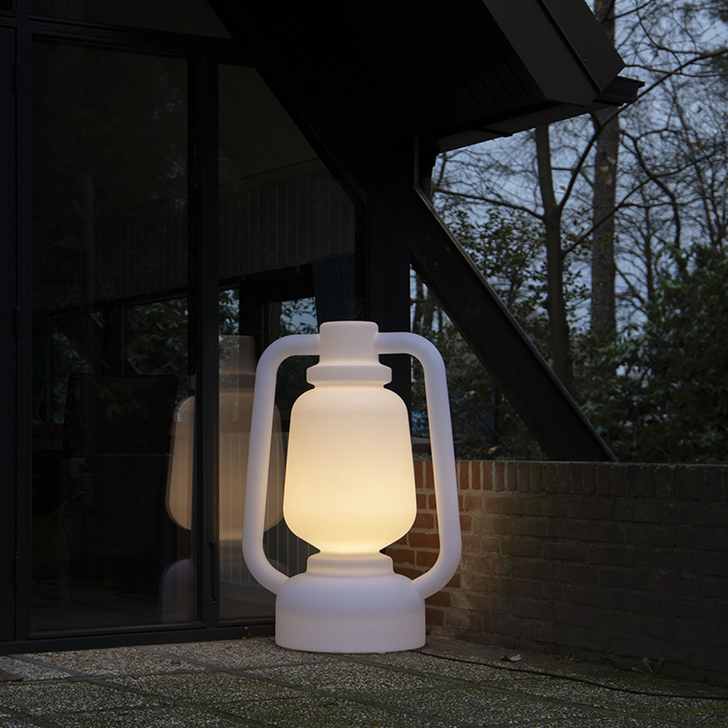 Lampadaire blanc 110 cm IP44 - STORM EXTRA LARGE
