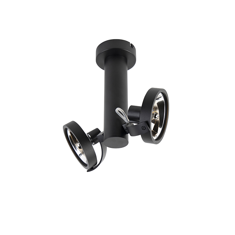 Dizajnové bodovo nastaviteľné 2 svetlá vrátane G9 čierna - Goes