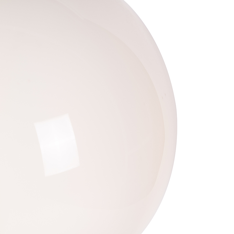 suspension scandinave verre opale 50 cm - ball 50