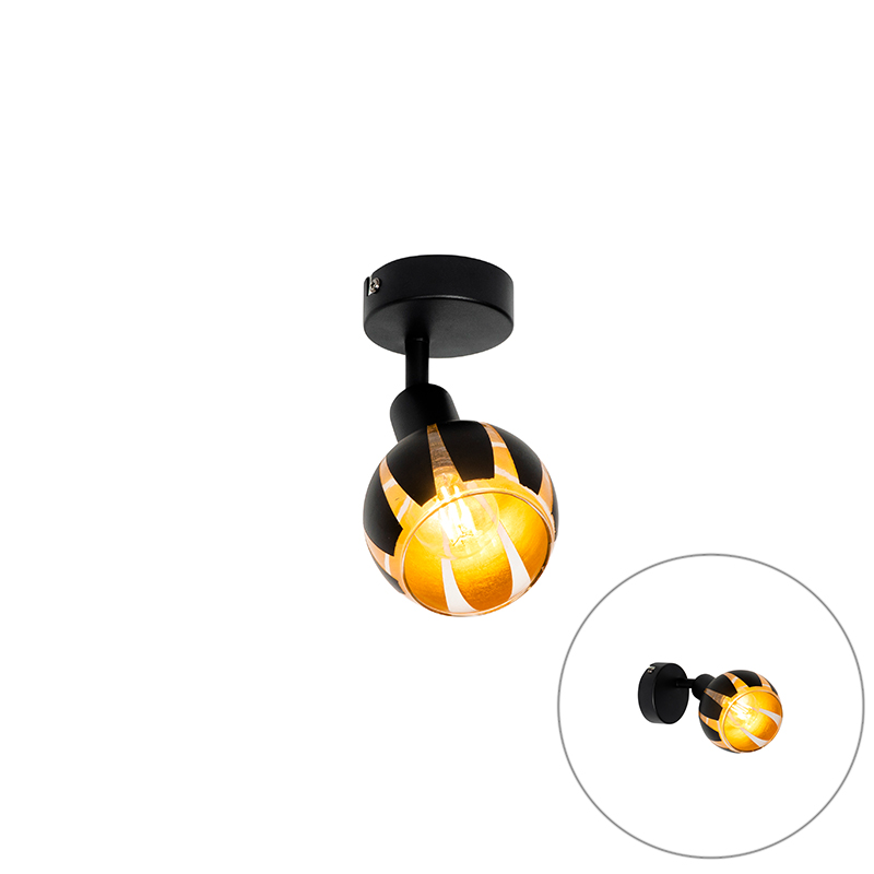 Design spot noir avec or - Melone
