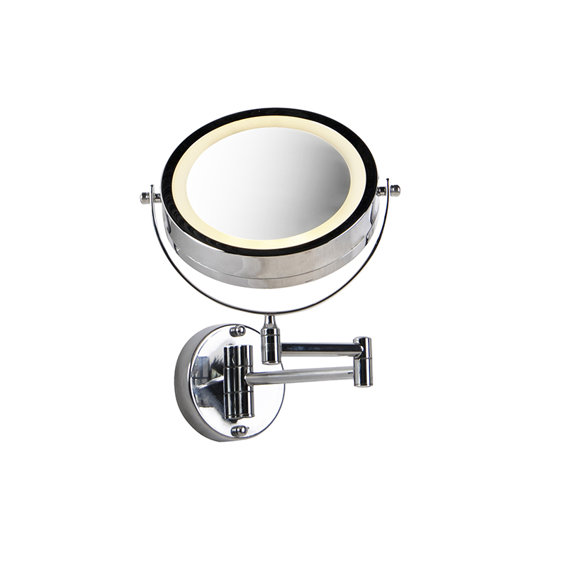 Design Wandspiegel Chrom inkl. LED dunkel bis warm einstellbar IP44 - Vicino