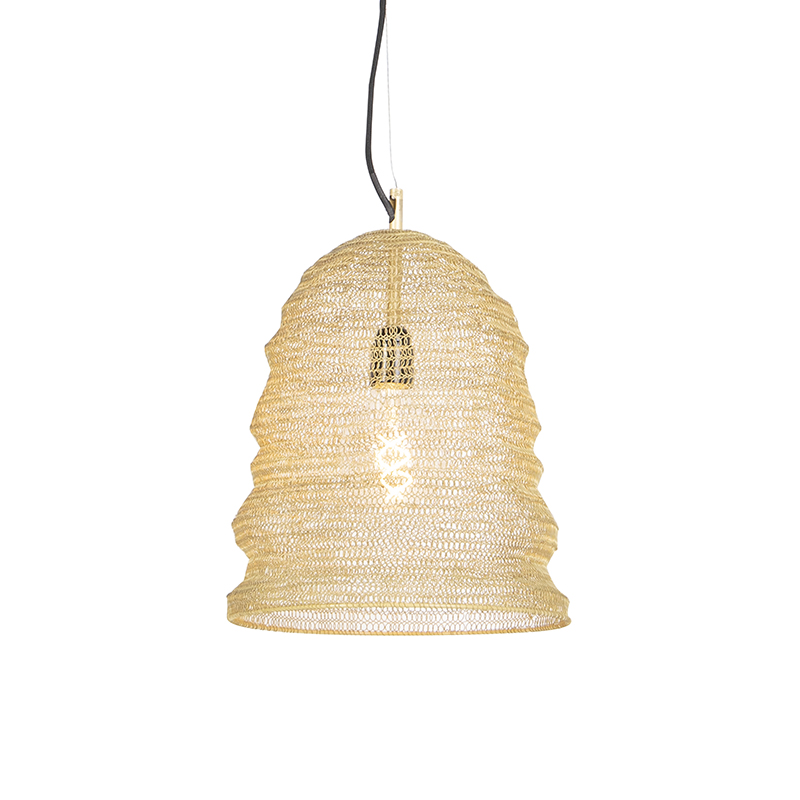 QAZQA Oosterse hanglamp goud - Nidum Garza