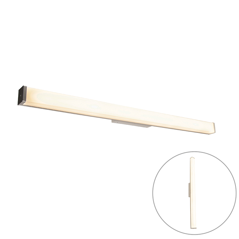 Moderná nástenná lampa do kúpeľne oceľ 92 cm IP44 - Cascada Moderná nástenná lampa do kúpeľne oceľ 92 cm IP44 - Cascada