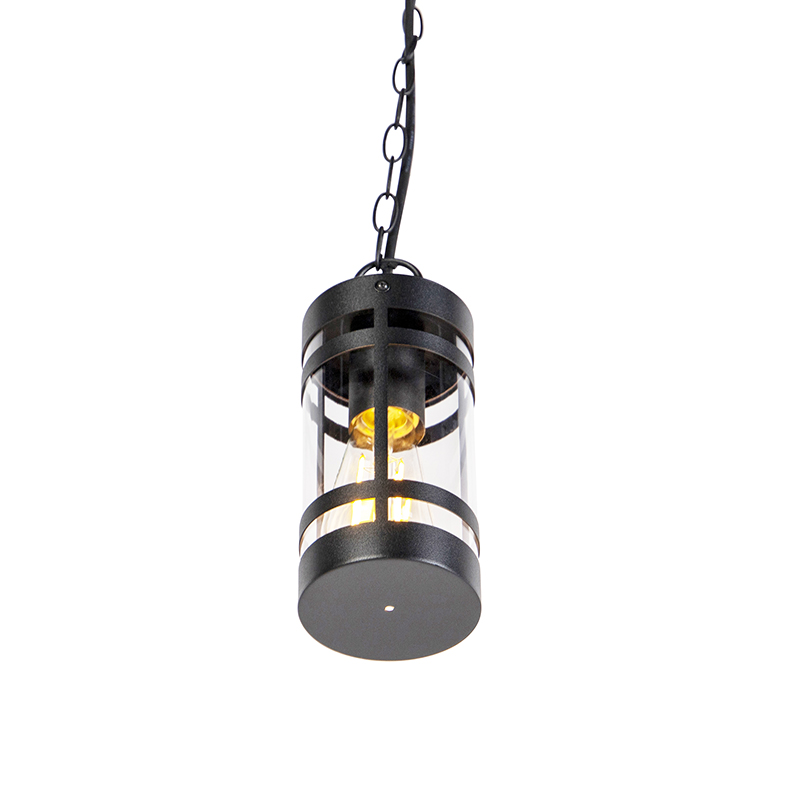 suspension moderne d'extérieur noir ip44 - gleam