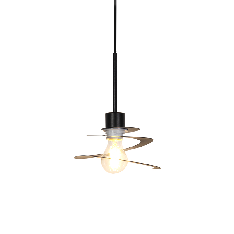 Design hängande lampa med spiralskärm 20 cm – Rulla
