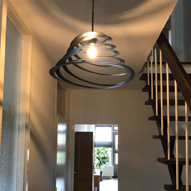 Design hanglamp met spiraal kap 50 cm - Scroll Design hanglamp met spiraal kap 50 cm - Scroll