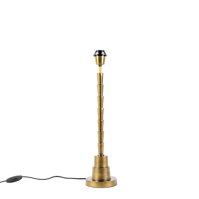 Image of Lampada da tavolo Art Deco bronzo senza paralume - PISOS