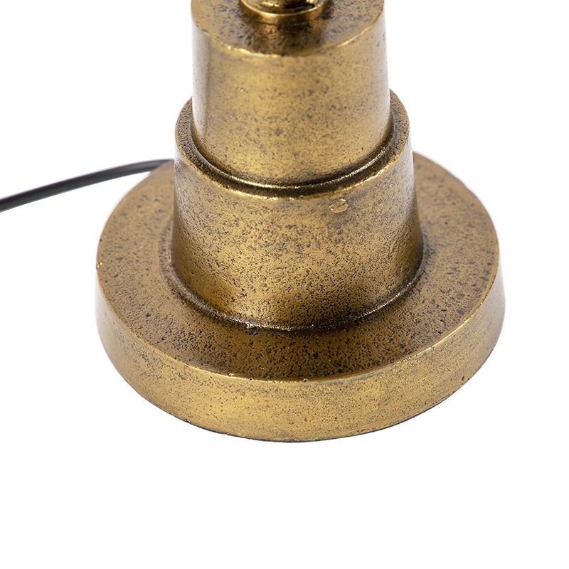 lampe de table art deco en bronze sans abat-jour - pisos