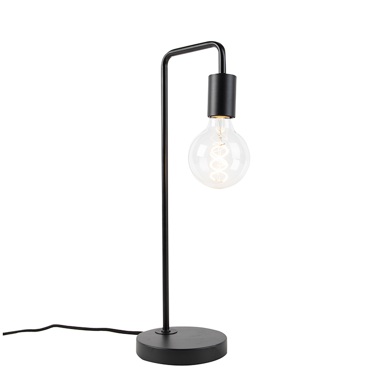 Levně Moderní černá stolní lampa - Facil